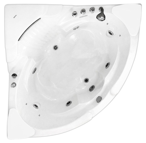 Ванна акриловая Gemy G9082 152х152 см (детальная фотография), современныe, hi-tech