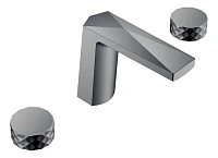 Смеситель для раковины Boheme Venturo графит глянцевый