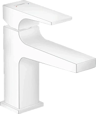 Смеситель для раковины Hansgrohe Metropol матовый белый