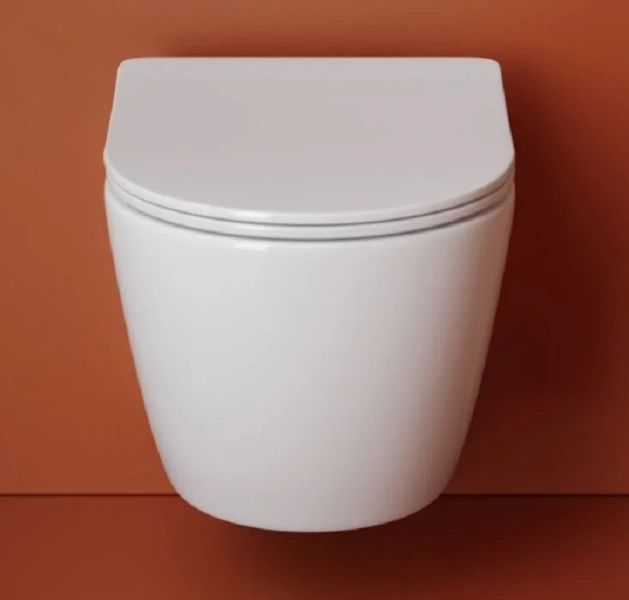 Унитаз подвесной Ceramica Nova Uno белый CN11001T (детальная фотография), без бачка, со скрытым бачком