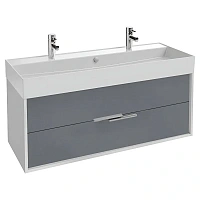 Тумба под раковину подвесная Jacob Delafon Vivienne 120 см серая матовая