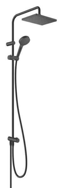 Душевая стойка Hansgrohe Vernis Shape черная матовая 26282670 (детальная фотография)