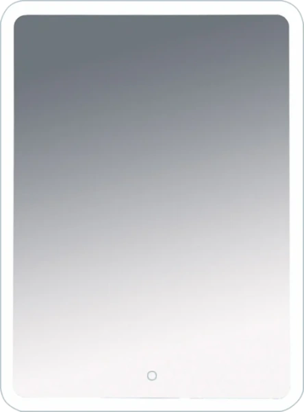 Зеркало с подсветкой Misty Неон 60 см белое П-Нео060080-3ПРСНЗКУ (детальная фотография)