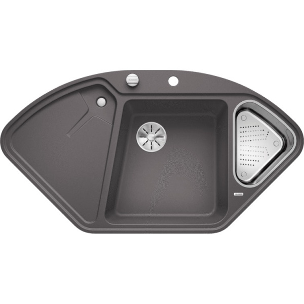 Мойка для кухни, цвет темная скала, Blanco Delta-F 523671 (детальная фотография)