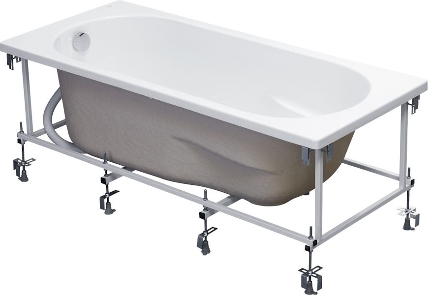 Акриловая ванна Roca Genova 160х70 ZRU9302973 (детальная фотография), прямоугольные