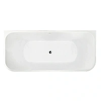 Ванна акриловая Royal Bath Riva RB610400CH, 180 x 80 см, цвет белый
