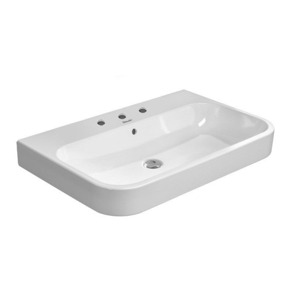 Раковина Duravit Happy D.2 231880 (детальная фотография), белые
