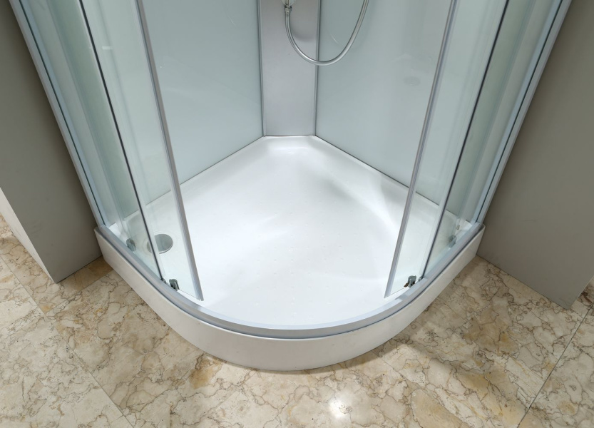 Душевая кабина Black&White Galaxy G5701 90x90 см гидромассажная 5701900 (детальная фотография), со средним поддоном