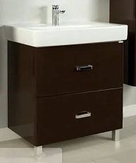 Тумба под раковину напольная Акватон Америна Н 80 см коричневая