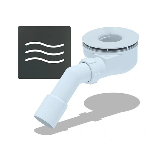 Сифон для поддона RGW E351C-01 графит - фото 2