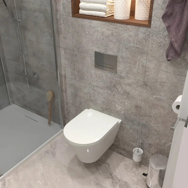 Унитаз подвесной Lavinia Boho Elegant безободковый 3308001R (детальная фотография), белые