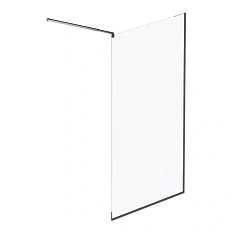 Душевая перегородка Am.Pm Func 120 см профиль черный