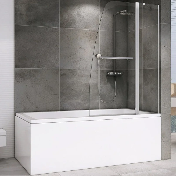 Шторка для ванны Abber Ewiges Wasser 100x140 см распашная AG50100 (детальная фотография)