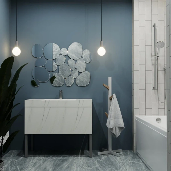 Ванна акриловая 1ACReal Дюна 150 x 70 см, белая, Щ0000046111 (детальная фотография), современныe, hi-tech