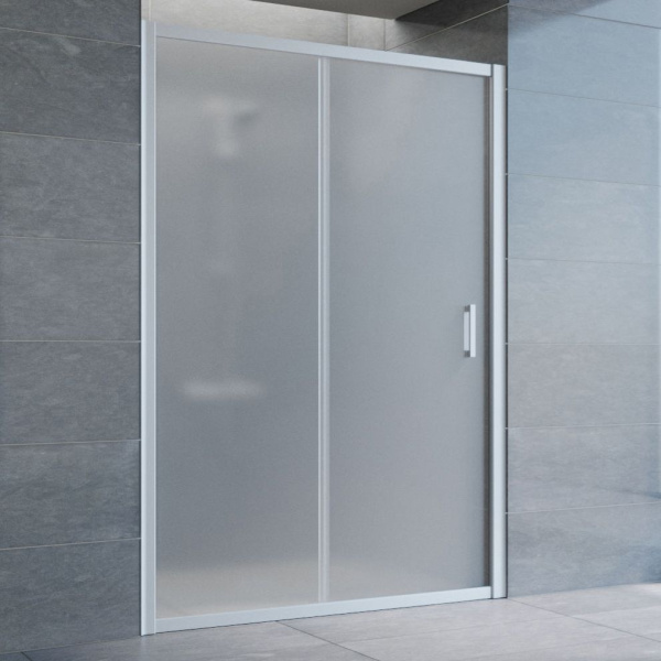 Душевая дверь стекло сатин Vegas-glass ZP 135 10 (детальная фотография), хром, бронза, золото, белые, другие