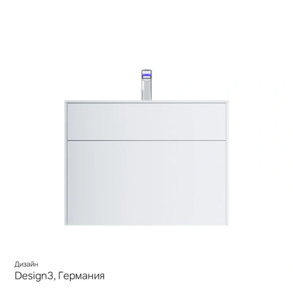 Тумба под раковину подвесная Am.Pm Inspire 2.0 80 см белая M50AFHX0803WM (детальная фотография), современная, hi-tech