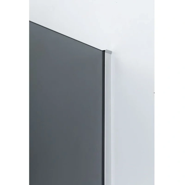 Душевая перегородка Cezares Liberta 110 см стекло графит, профиль хром LIBERTA-L-1-110-120-GR-Cr (детальная фотография), стеклянные