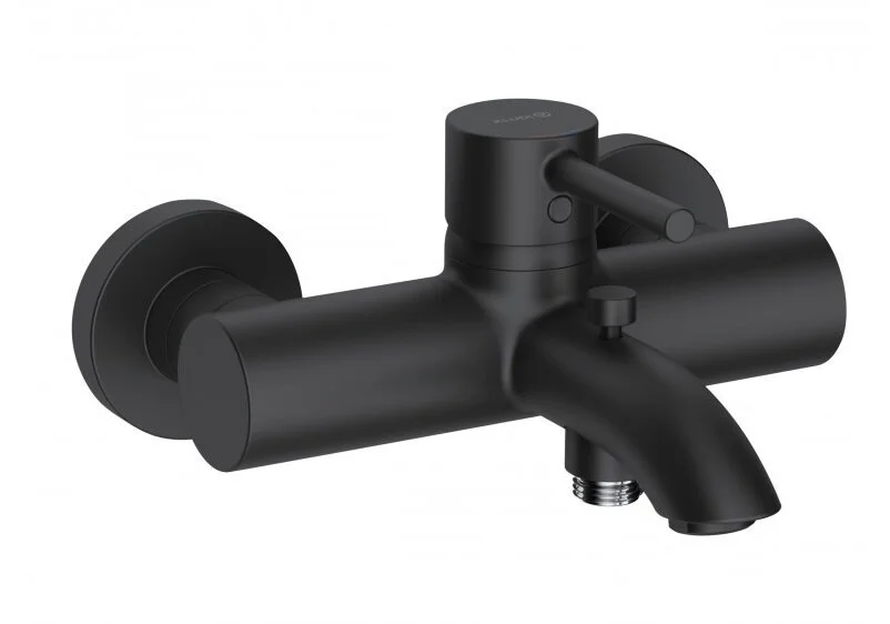 Смеситель для ванны Kludi Bozz черный матовый 386913976 (детальная фотография)