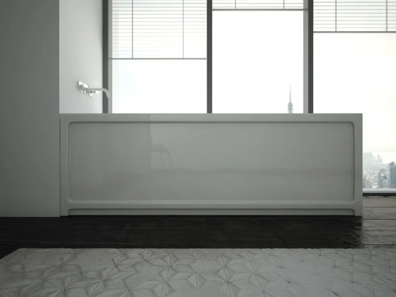 Ванна акриловая Акватек Мия 100х70 см прямоугольная MIY100-0000001 (детальная фотография), белые