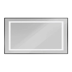 Зеркало с подсветкой BelBagno Kraft 140 см черное