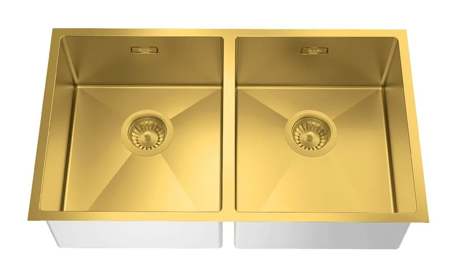 Мойка для кухни IDDIS Edifice 75 см золото EDI75B2i77 (детальная фотография), прямоугольной формы