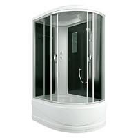 Душевая кабина Erlit Comfort 120x80 см черная задняя стенка
