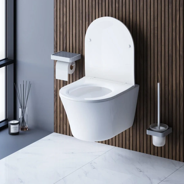Унитаз подвесной Damixa Skyline безободковый DX35C1700SC (детальная фотография), подвесные, встраиваемые