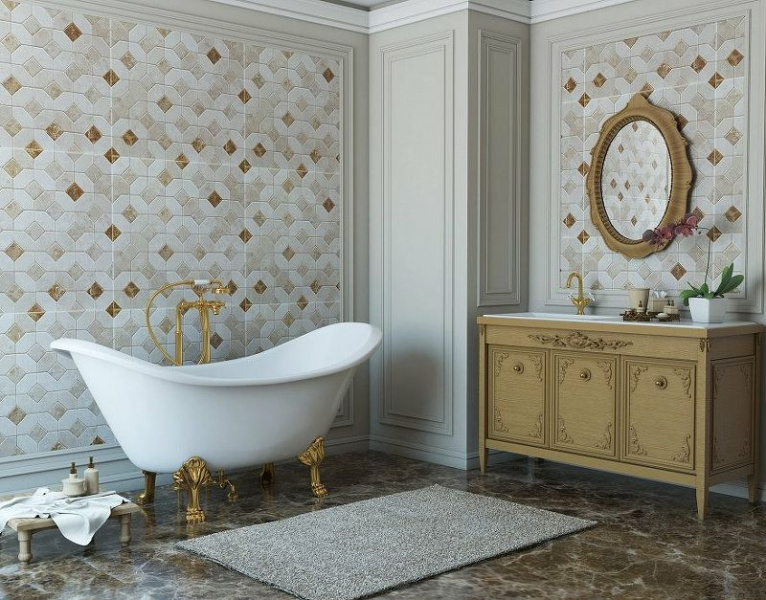 Ванна из литьевого мрамора Эстет Скарлетт 180x77 см белая глянцевая ФР-00001245 (детальная фотография), 180x75 см