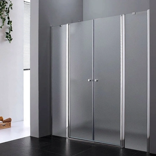 Душевая дверь в нишу Cezares Elena 195 см рифленое стекло - фото 1