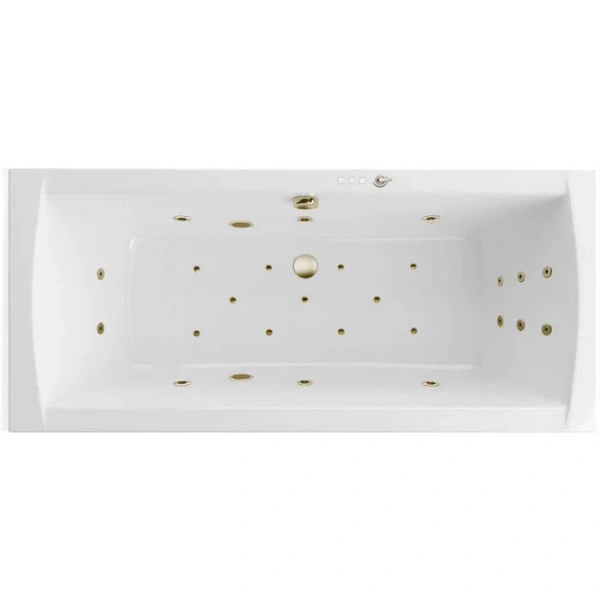 Ванна гидромассажная Excellent Aquaria Lux Ultra 180 x 80 см, белый/бронза, WAEX.AQU18.ULTRA.BR (детальная фотография)