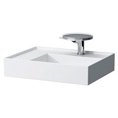 Раковина накладная левая, цвет белый матовый, Laufen Kartell