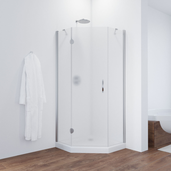 Душевой уголок Vegas-glass AFA-Pen 100 (детальная фотография), хром, бронза, золото, белые, черные, другие