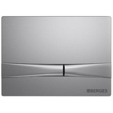Клавиша смыва BERGES Novum F2 хром матовый