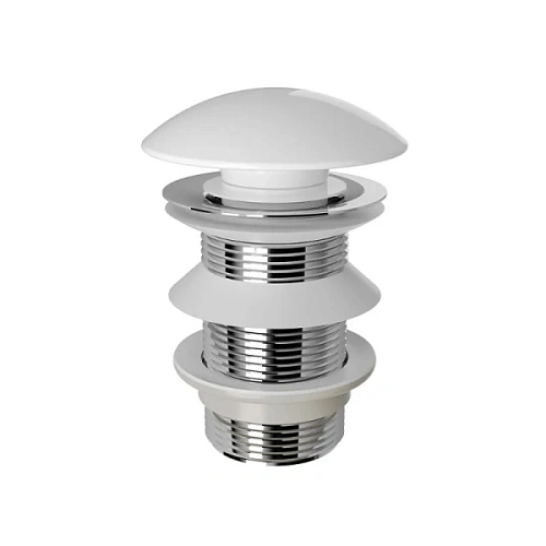 Донный клапан Aqueduto RALO белый глянцевый - фото 2