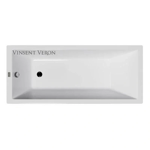 Чугунная ванна Vinsent Veron Square VSQ1407045, 140 x 70 см, цвет белый (детальная фотография), прямоугольные