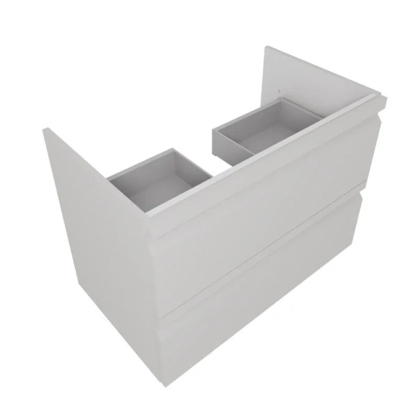 Тумба с раковиной подвесная Акватек Вега 80 см серый туман AQ77080-LG (детальная фотография) index_1