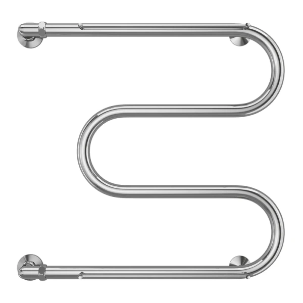 Полотенцесушитель водяной Terminus М-образный 60х60 см с полкой 4620768880438 (детальная фотография)