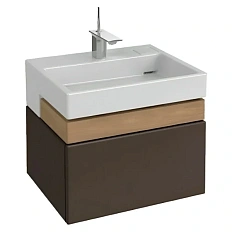 Тумба под раковину подвесная Jacob Delafon Terrace 60 см ледяной коричневый лак