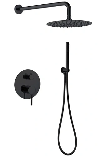 Душевой комплект Abber Emotion черный матовый - фото 2