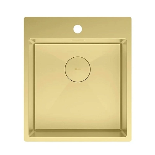 Мойка для кухни Lemark Janga 44 см светлое золото - фото 1