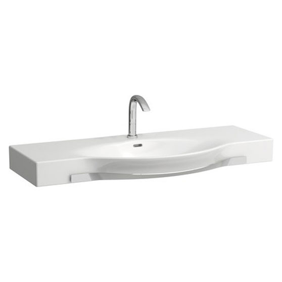 Раковина Laufen Palace 120 см с полотенцедержателем, с 1 отверстием для смесителя 8.1270.4.000.104.1 (детальная фотография)