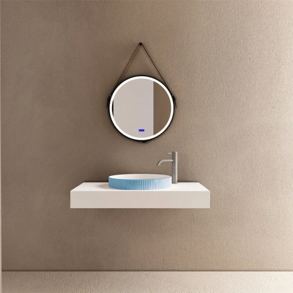 Раковина Abber Stein 40 см голубая AS2604Blau (детальная фотография), другие