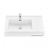 Раковина Акватон Квадро Про 80 см левая