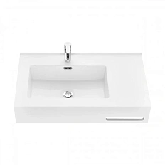 Раковина Акватон Квадро Про 80 см левая