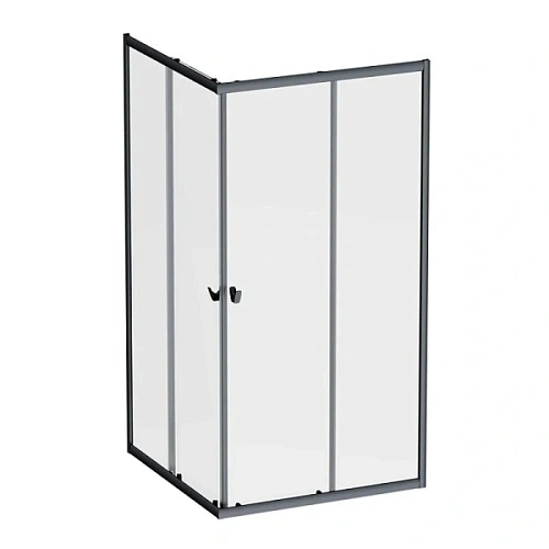 Душевой уголок Am.Pm Sunny 120x90 см черный матовый - фото 2