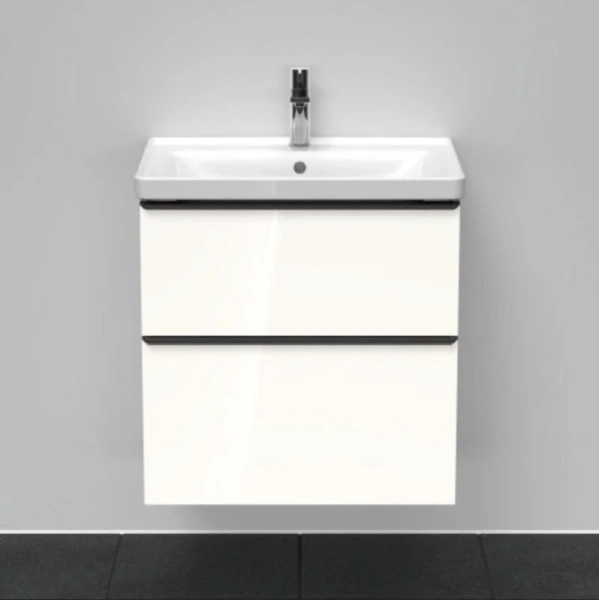 Раковина Duravit D-Neo 65 см белая 2367650000 (детальная фотография), прямоугольной формы