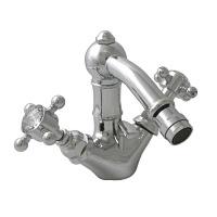 Смеситель для биде, бронза, Nicolazzi Half Dome Crystal