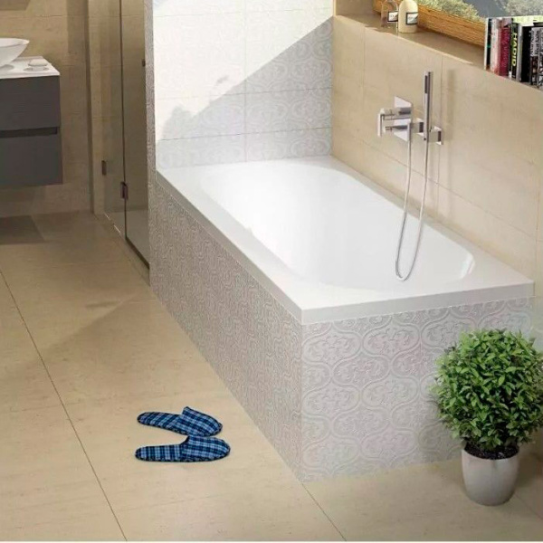 Ванна акриловая Riho Carolina 190х80 см белая B057001005 (детальная фотография), акриловые