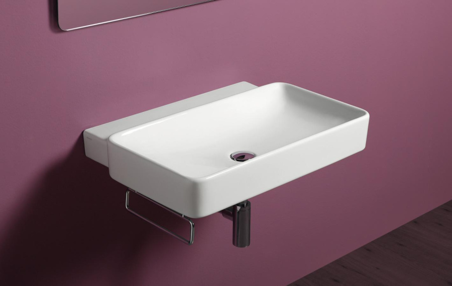 Раковина Simas Flow FL 01 (детальная фотография), современные, hi-tech