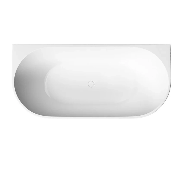Aкриловая ванна Sancos Labo FB22, 170 х 80 см, пристенная, белый (детальная фотография), асимметричные
